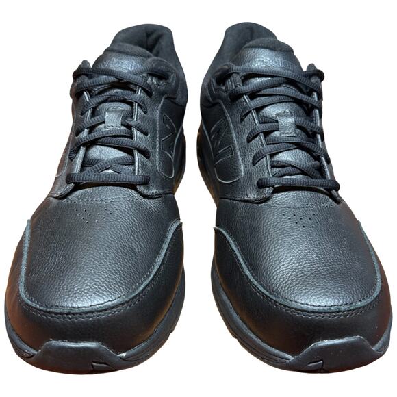 NEW BALANCE 928v2 Men’s 12D Walking Shoe Black Leather Cushioned Lace Up Sneaker - Picture 8 of 13